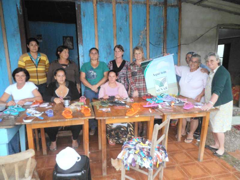 Curso de Macramê no Bairro Cruzeiro foi sucesso